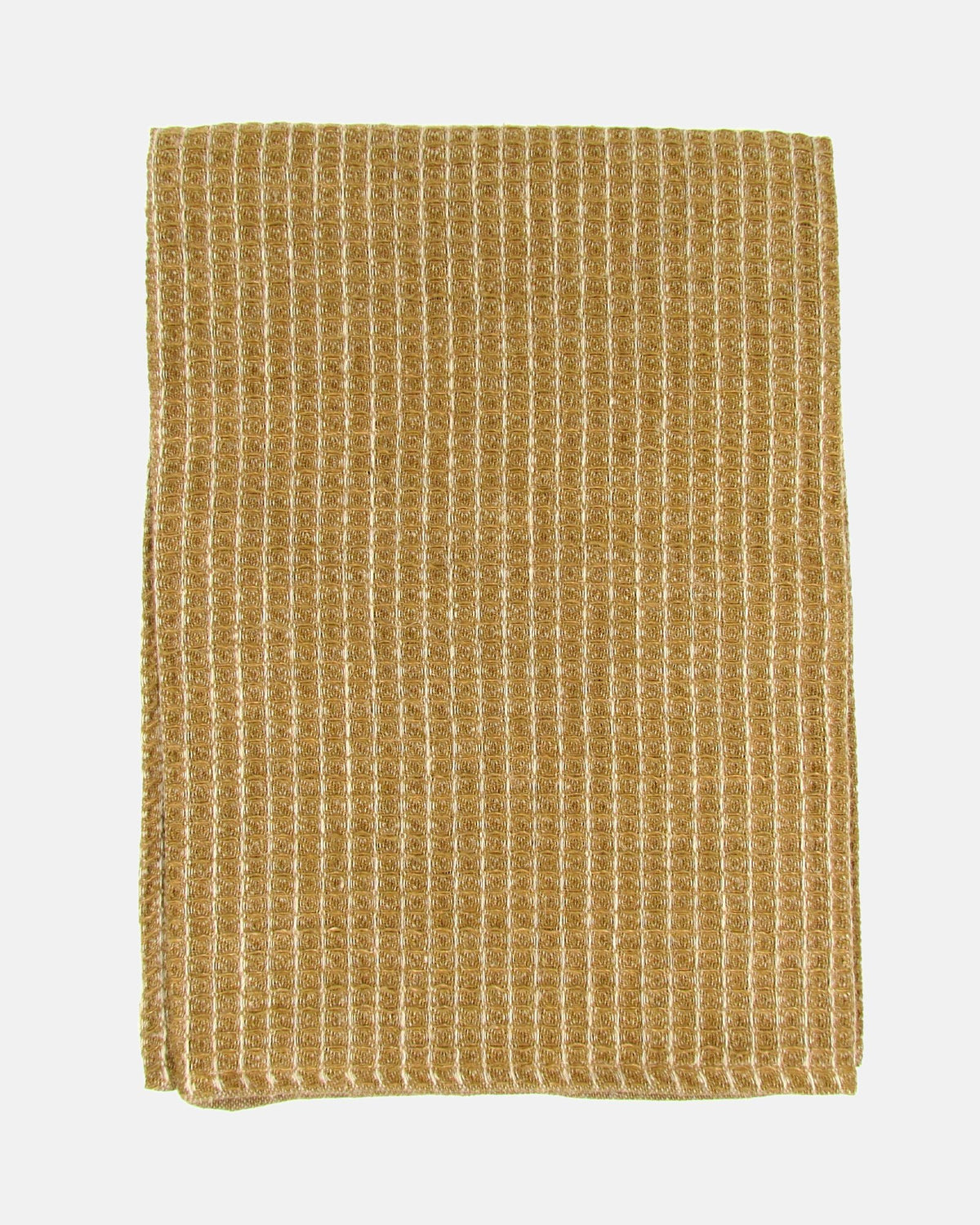 Linen Waffle Bath Towel - Gold string - BRIT LOCKER
