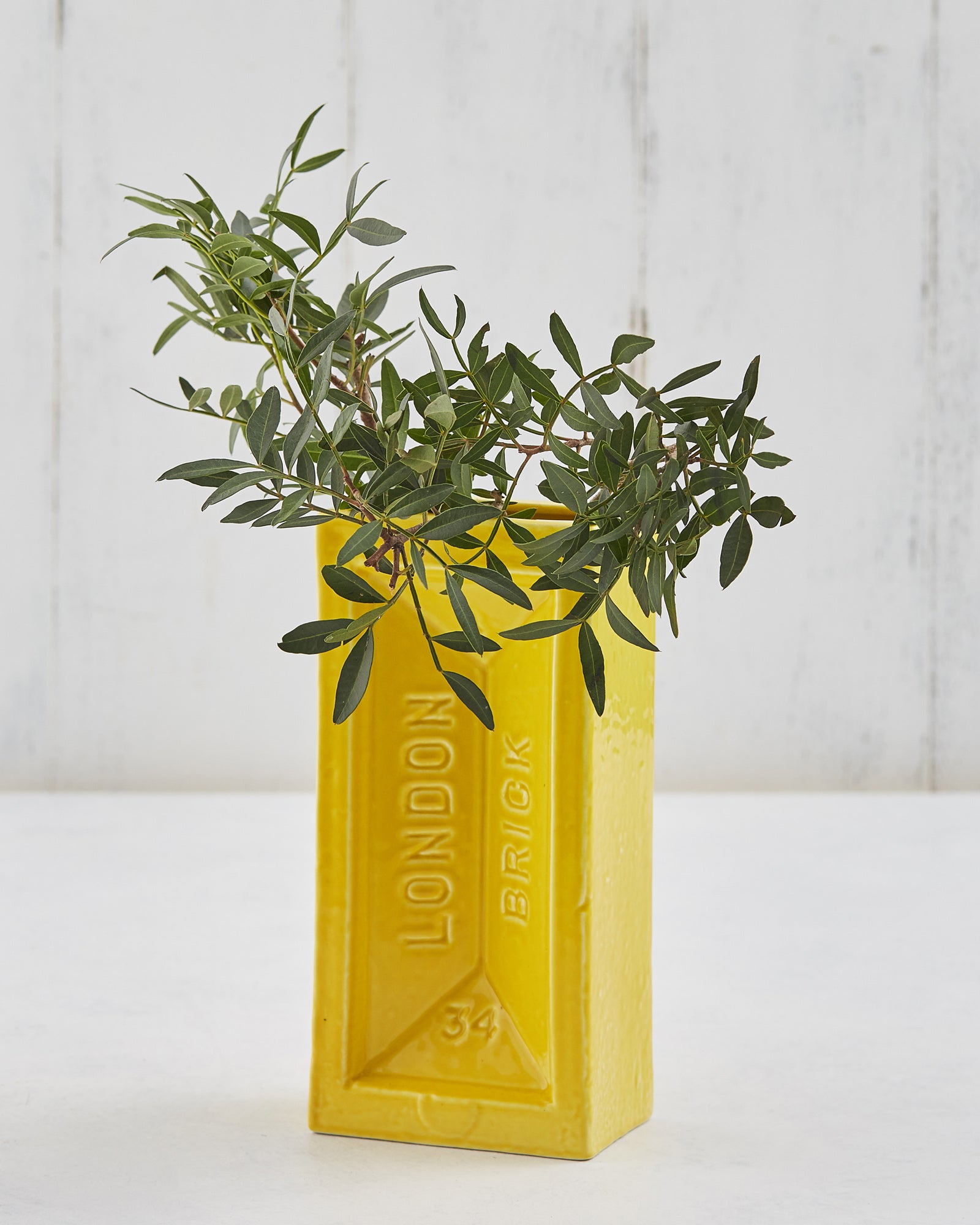London Brick Vase - Yellow - BRIT LOCKER