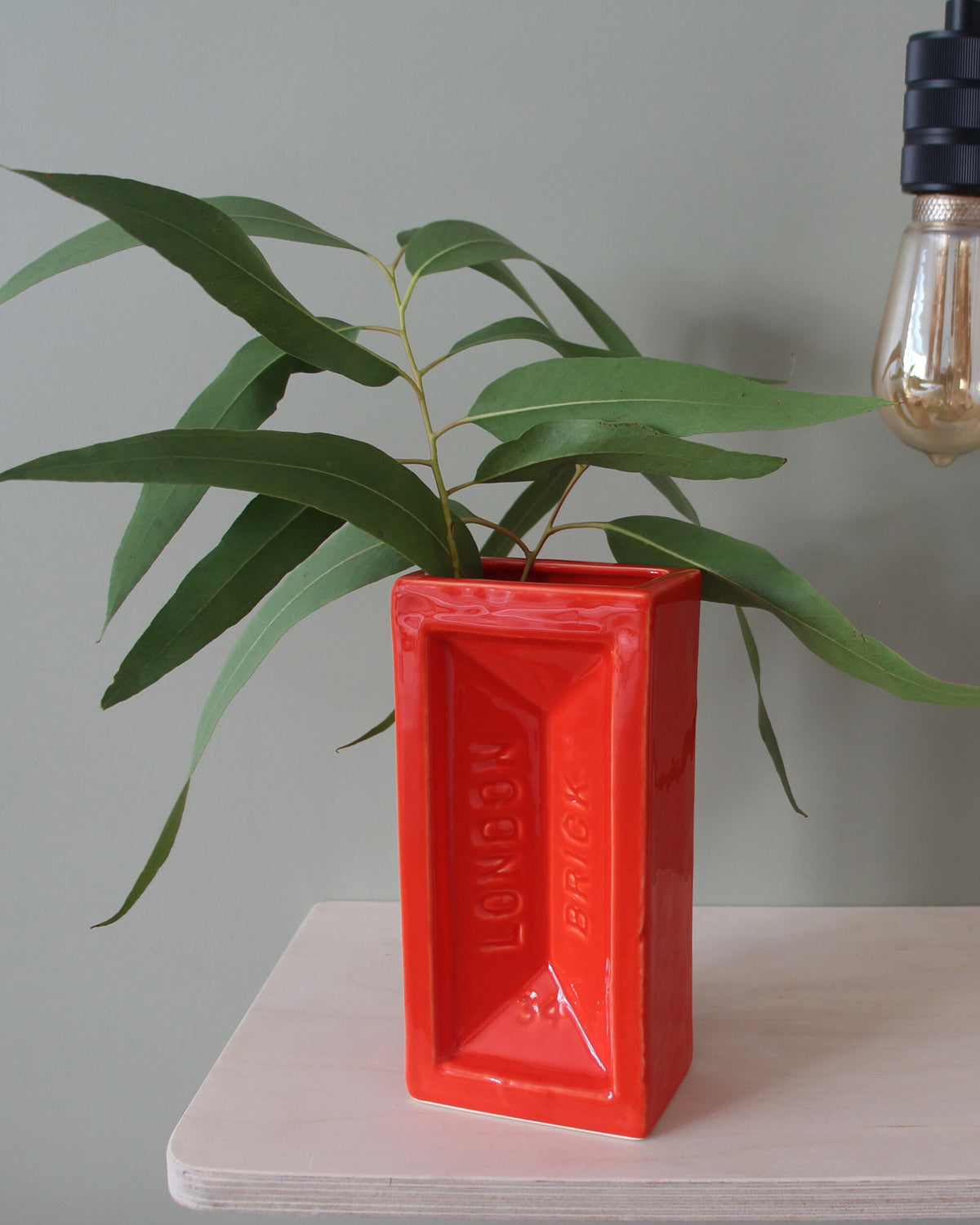 London Brick Vase - Orange