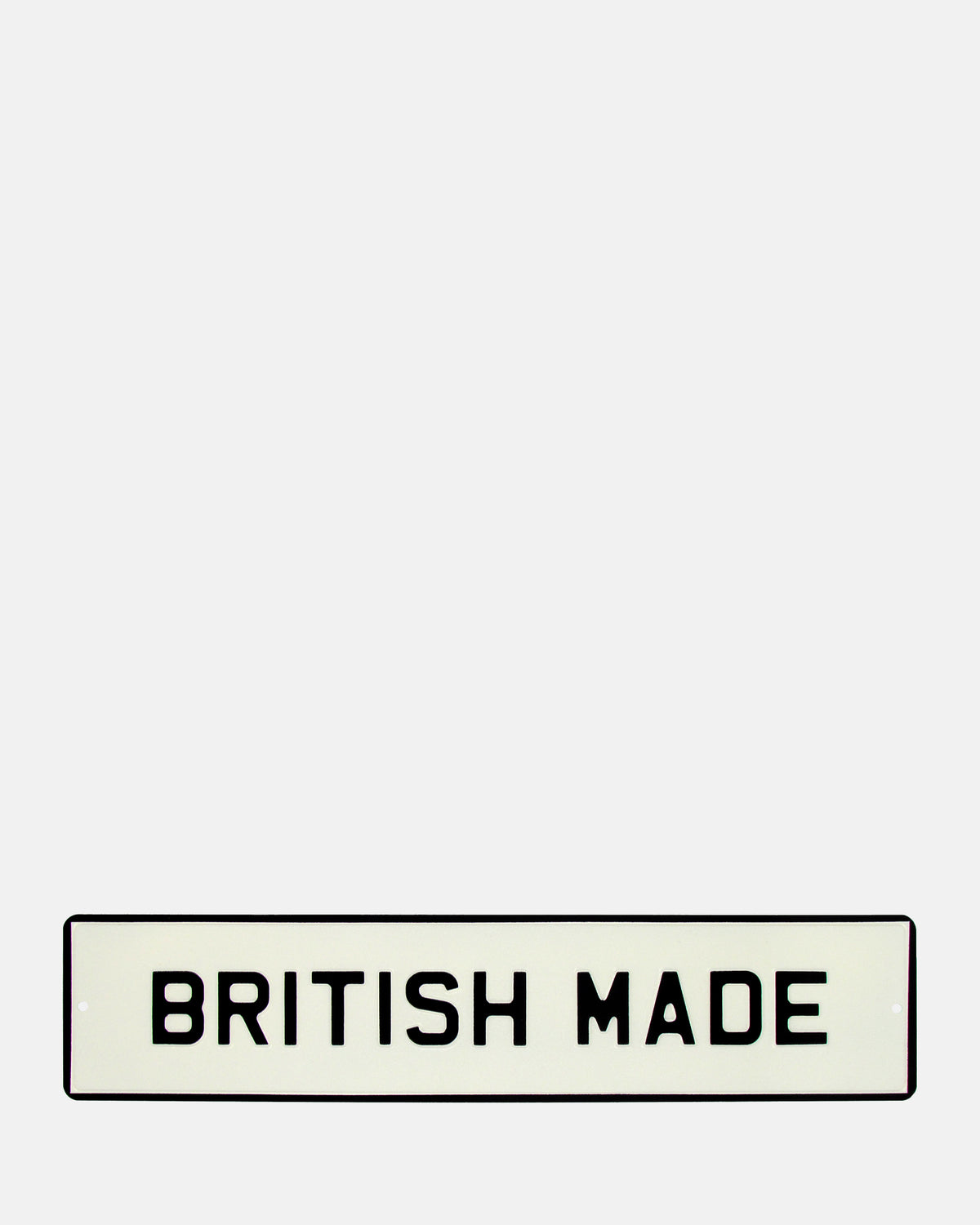 British Made Enamel Sign