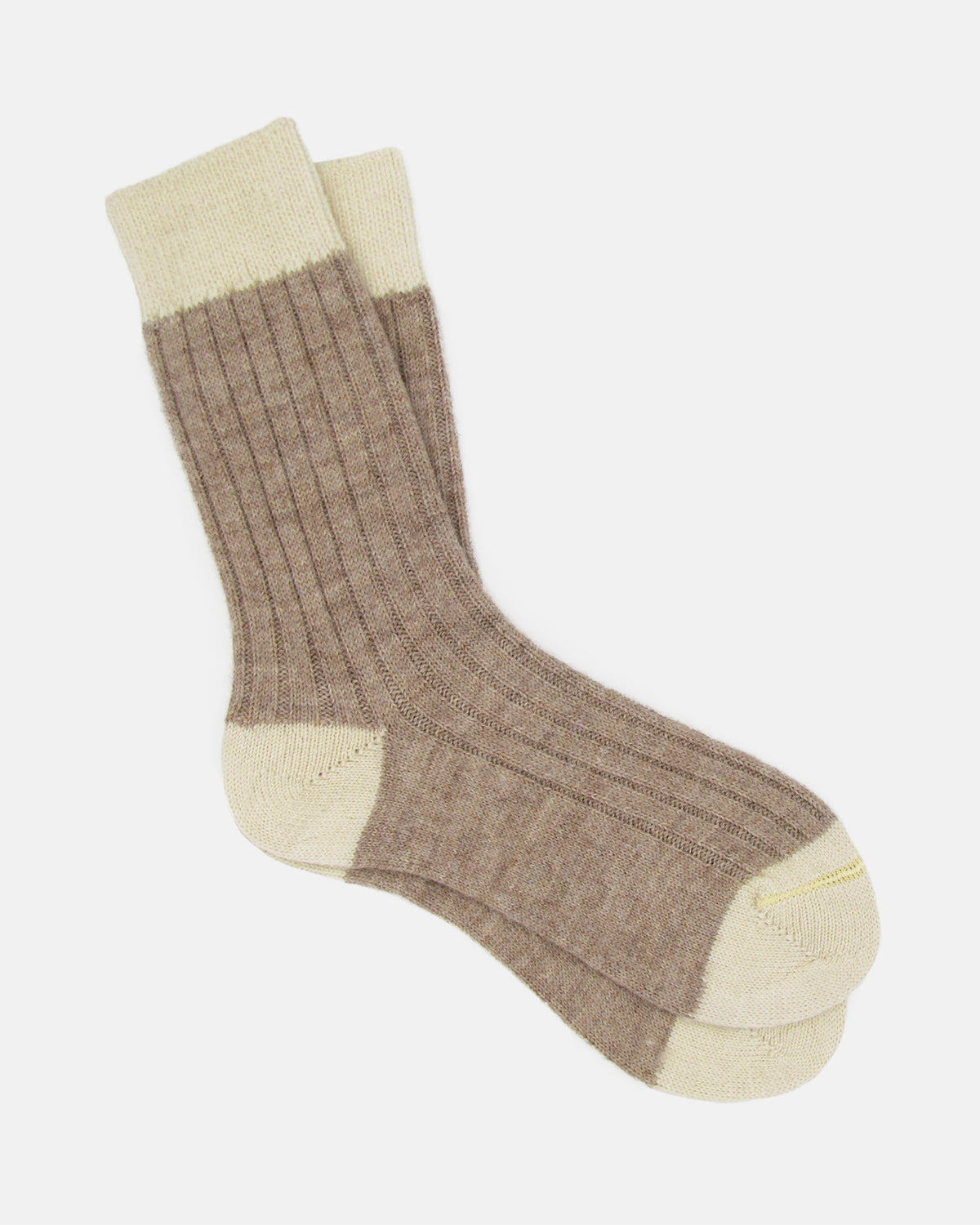 Alpaca Bed Socks - Fawn