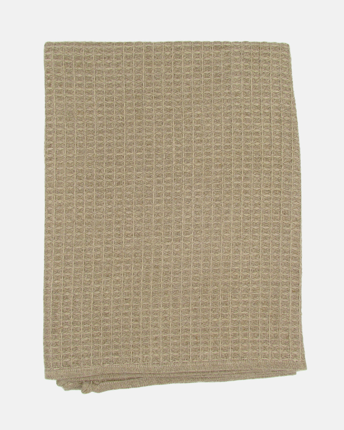 Linen Waffle Bath Towel - Flax