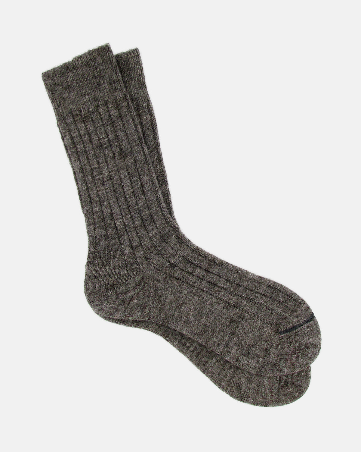 Alpaca Bed Socks - Grey