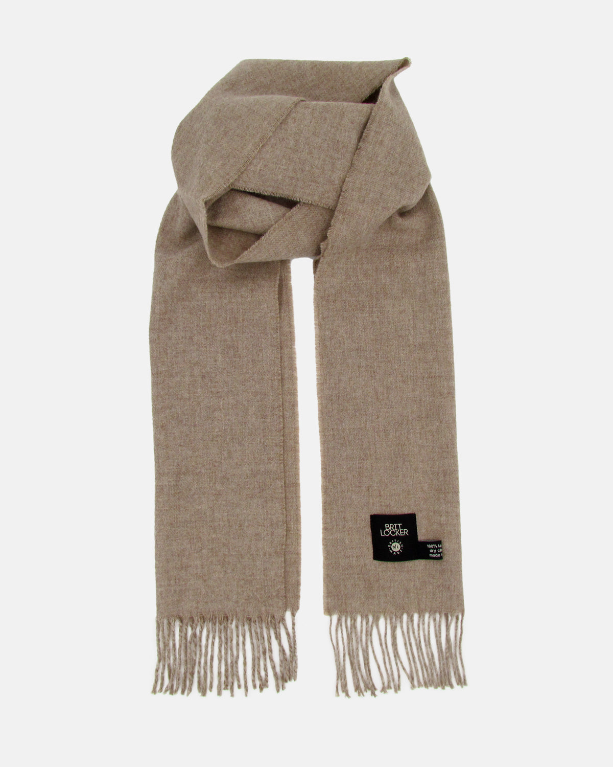 Lambswool Scarf - Camel