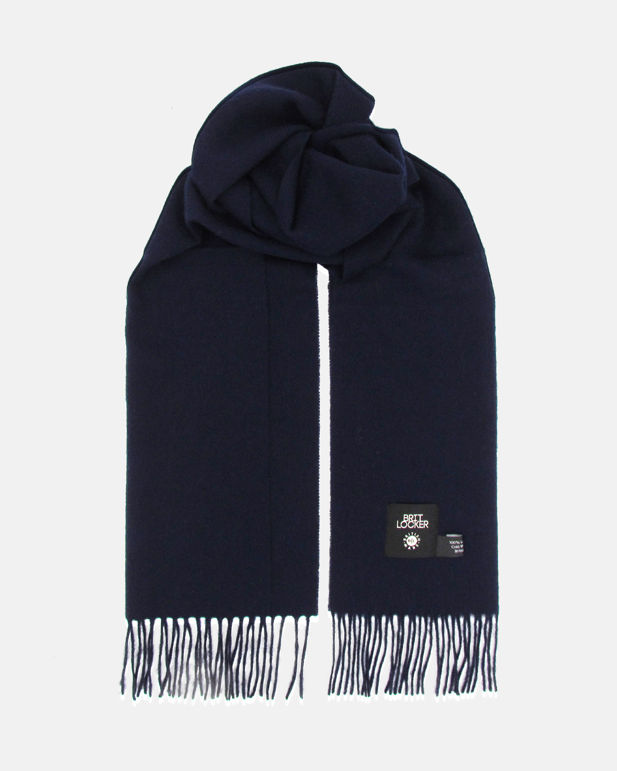 Lambswool Scarf - Dark Blue