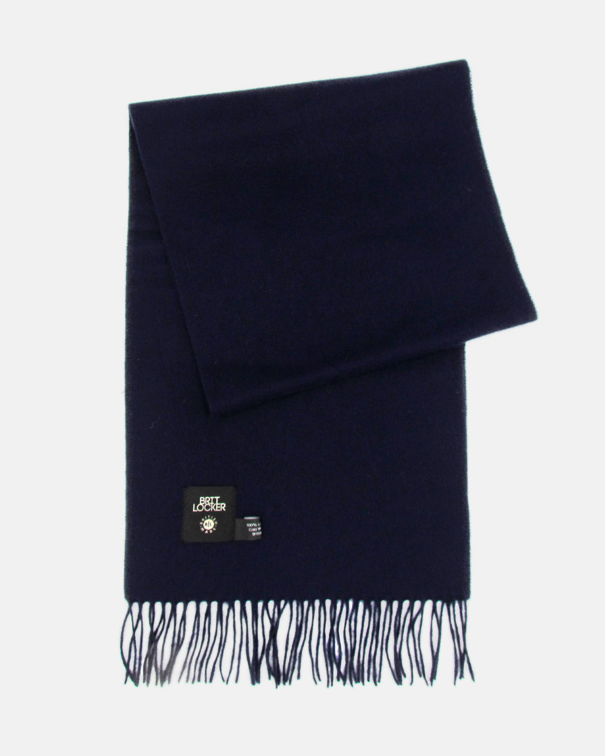 Lambswool Scarf - Dark Blue