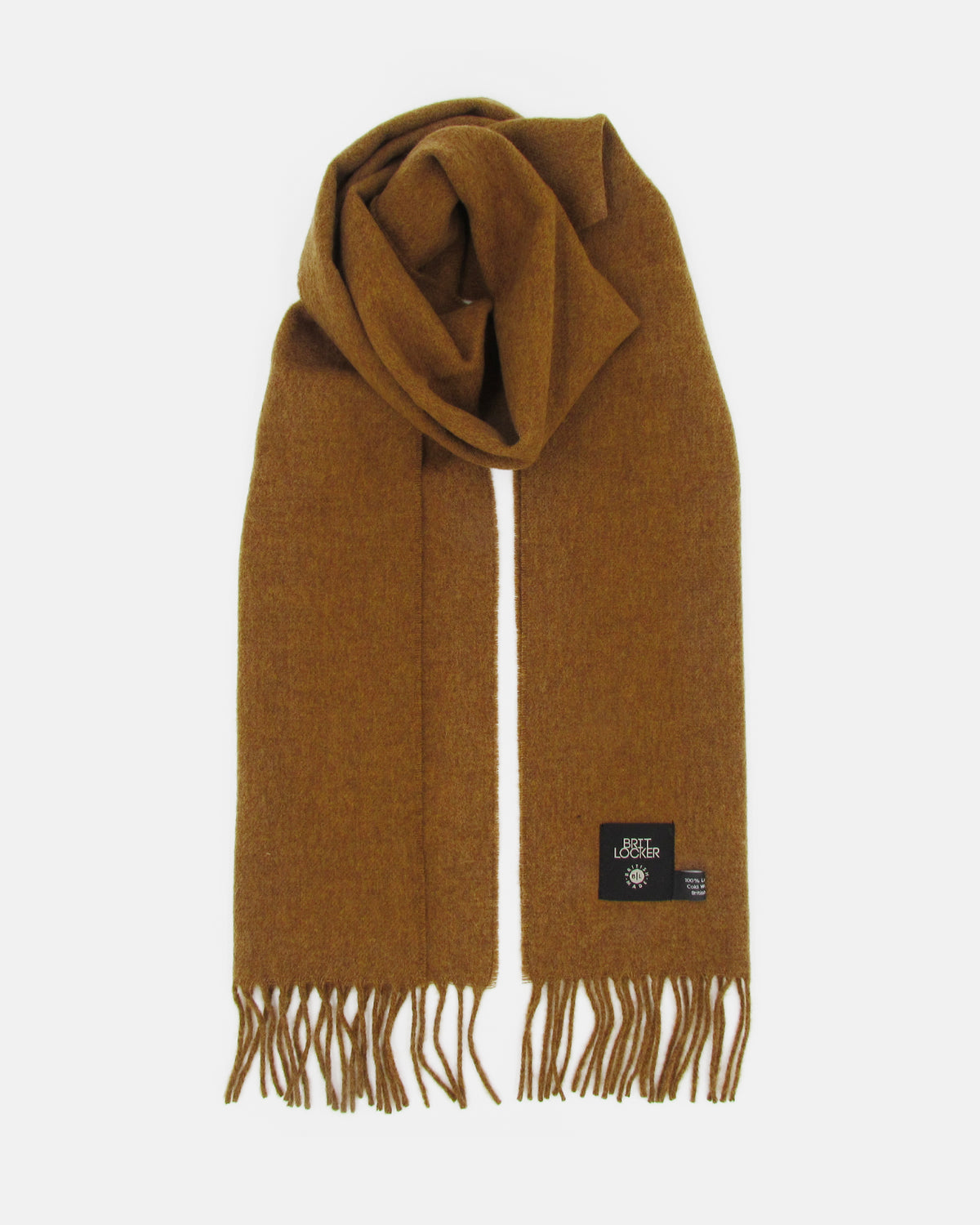 Lambswool Scarf - Dark Mustard