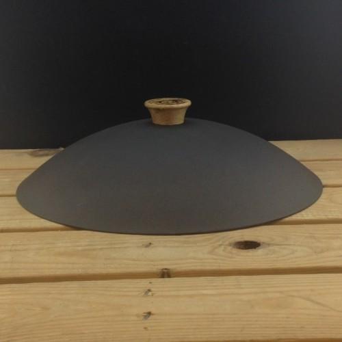 13&quot; (33cm) Spun Iron Wok Lid - BRIT LOCKER