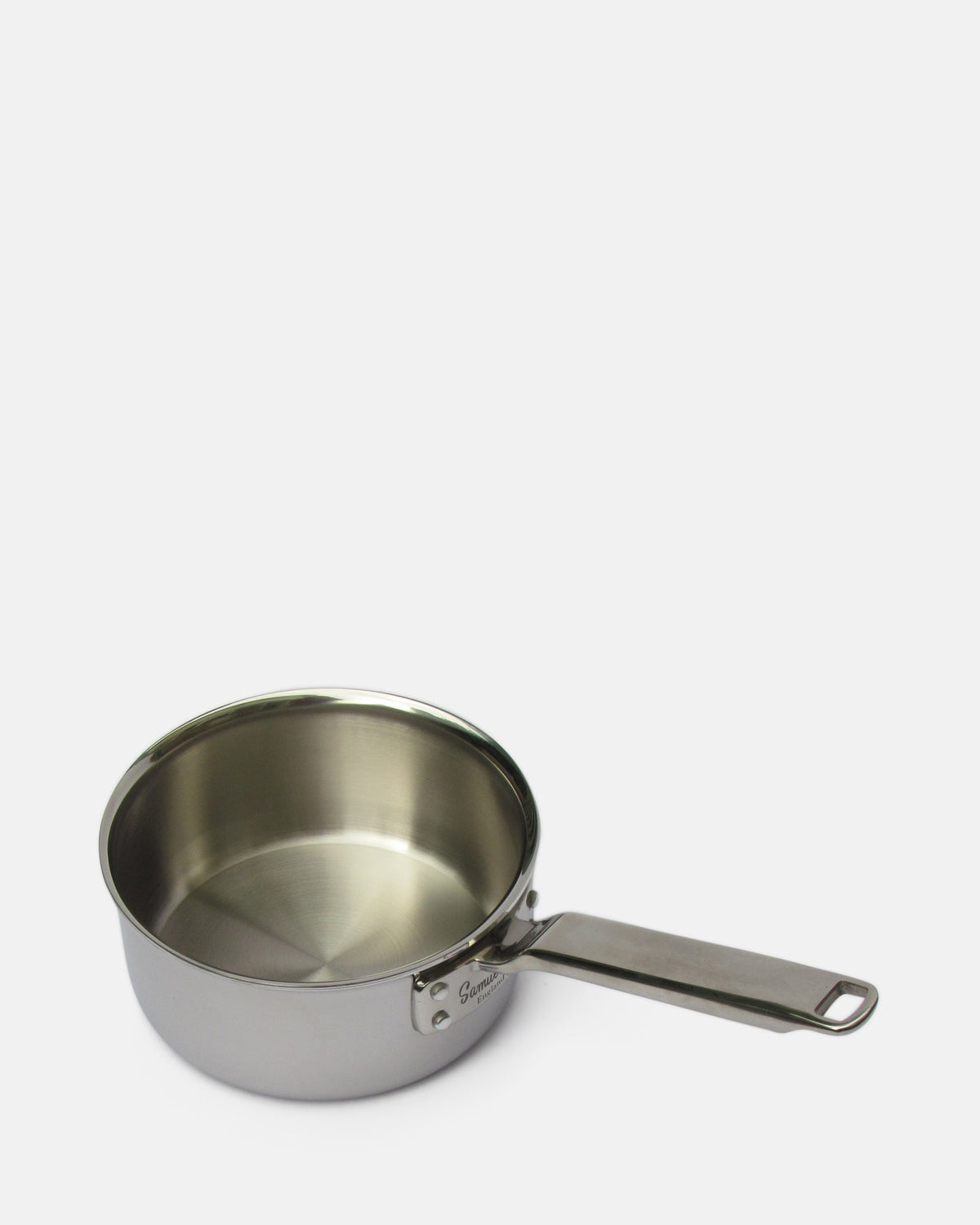 6 inch Stainless Steel Tri-Ply Saucepan &amp; Lid - BRIT LOCKER