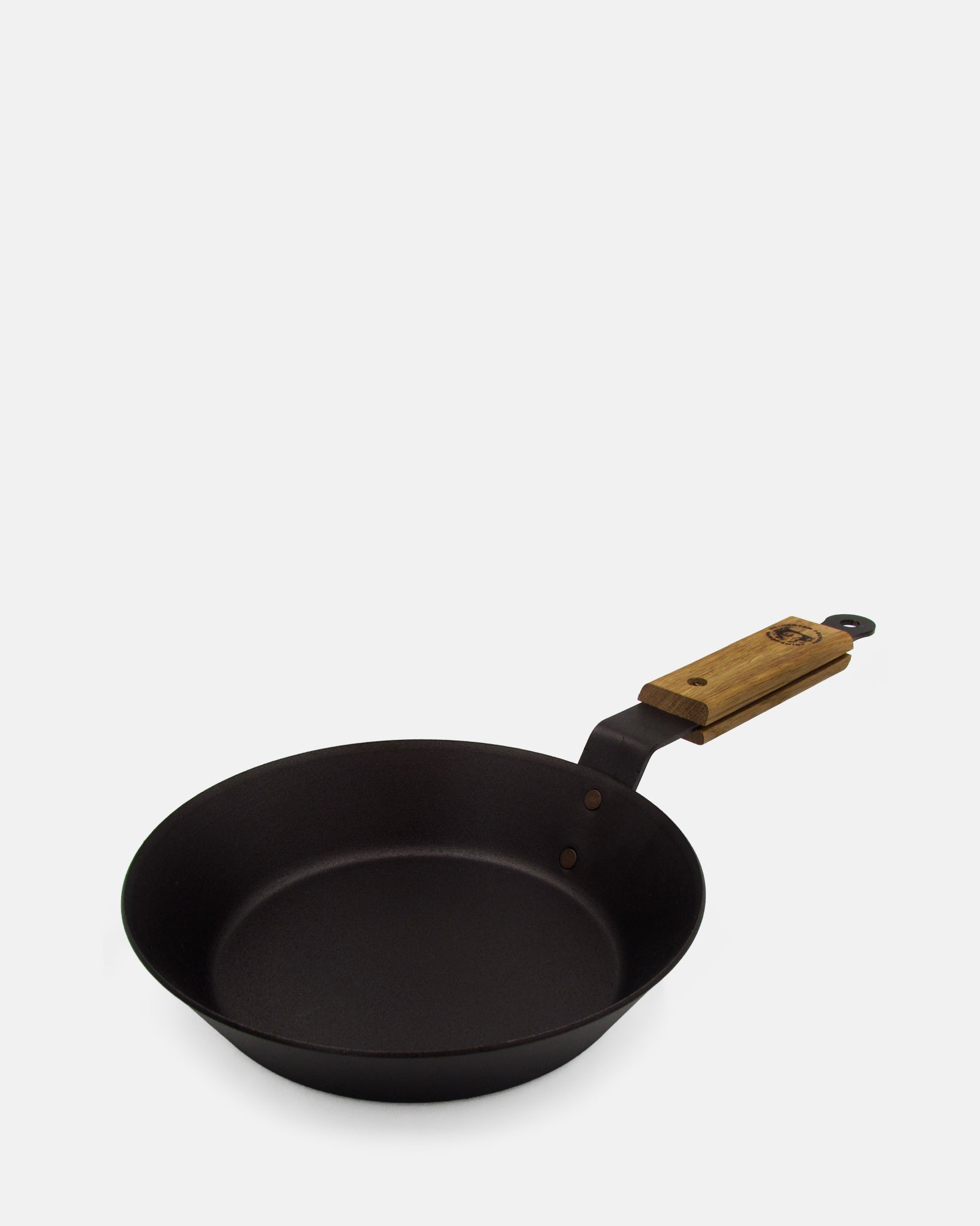 8 inch (20cm) Spun Iron Glamping Frying Pan - BRIT LOCKER