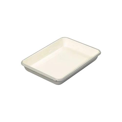 Small Enamelled Roaster Cool Grey &amp; Ivory