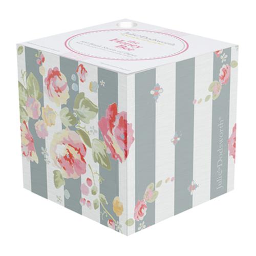 The Honey Bee Pattern Paper Notecube Padblock
