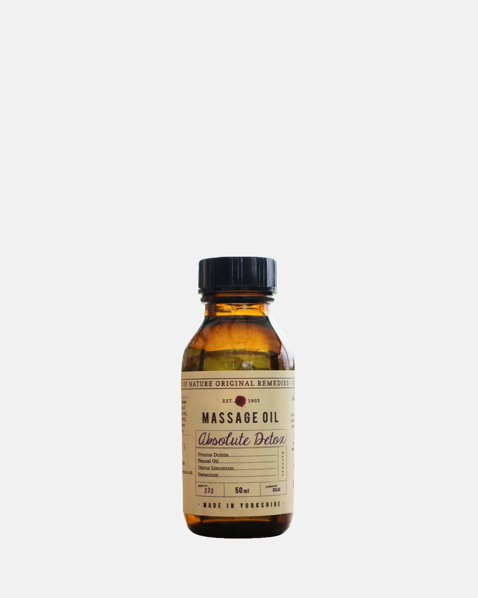 Absolute Detox Massage Oil - BRIT LOCKER