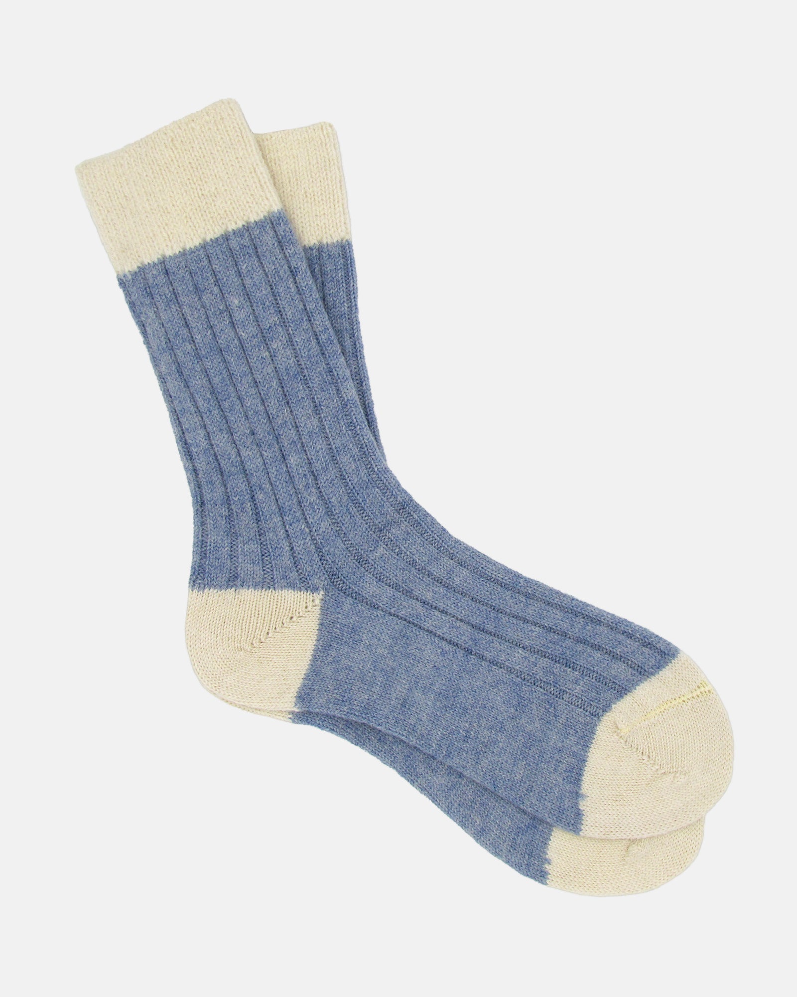 Alpaca Bed Socks - Blueberry - BRIT LOCKER