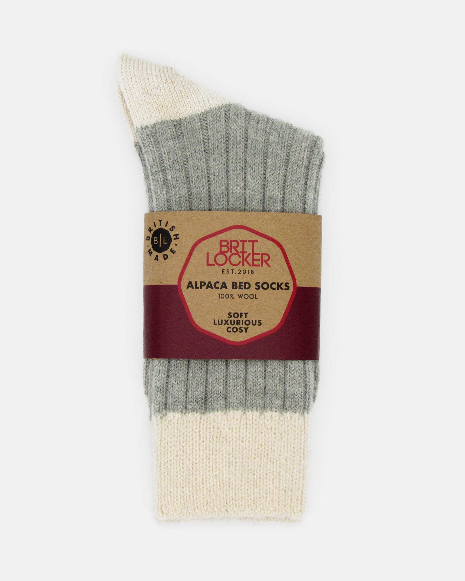 Alpaca Bed Socks - Gooseberry - BRIT LOCKER