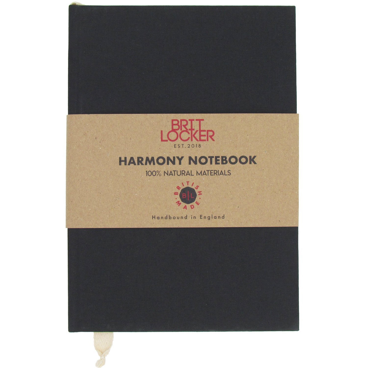 Harmony Eco-Friendly Notebook - Black - Made in Britain - BRIT LOCKER