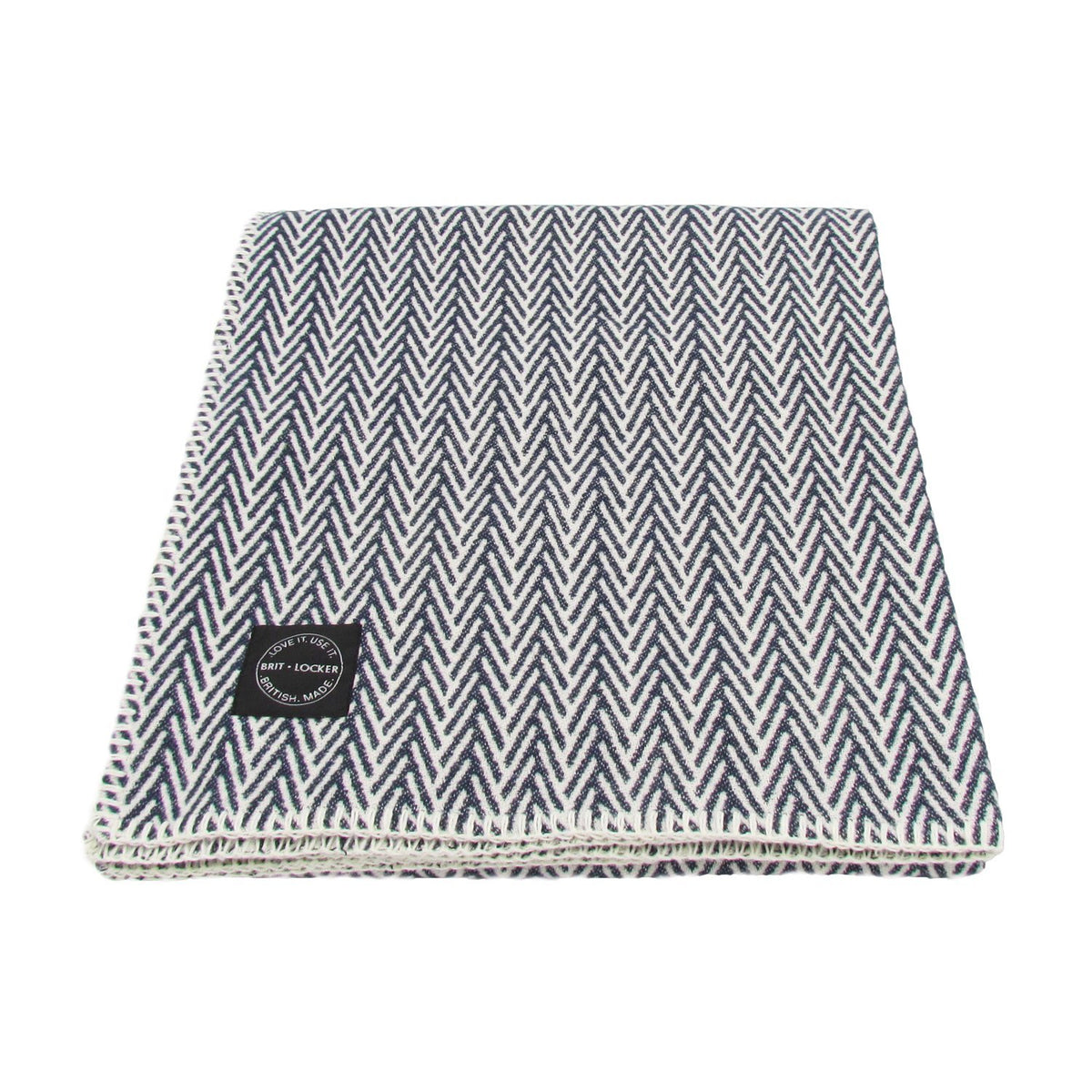 Cotton Throw / Blanket - Navy