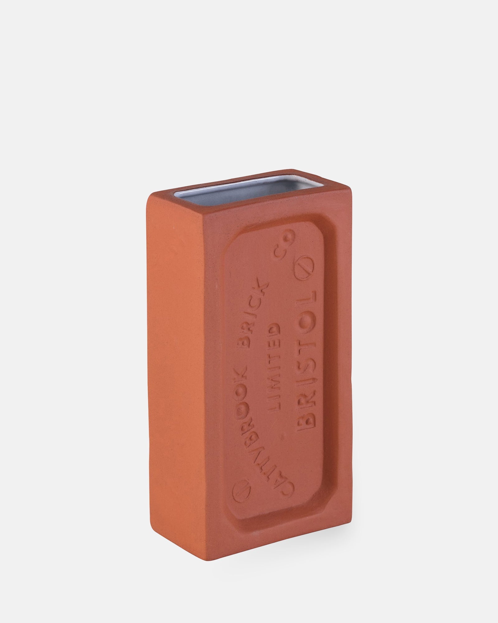 Bristol Brick Vase - Natural terracotta - BRIT LOCKER