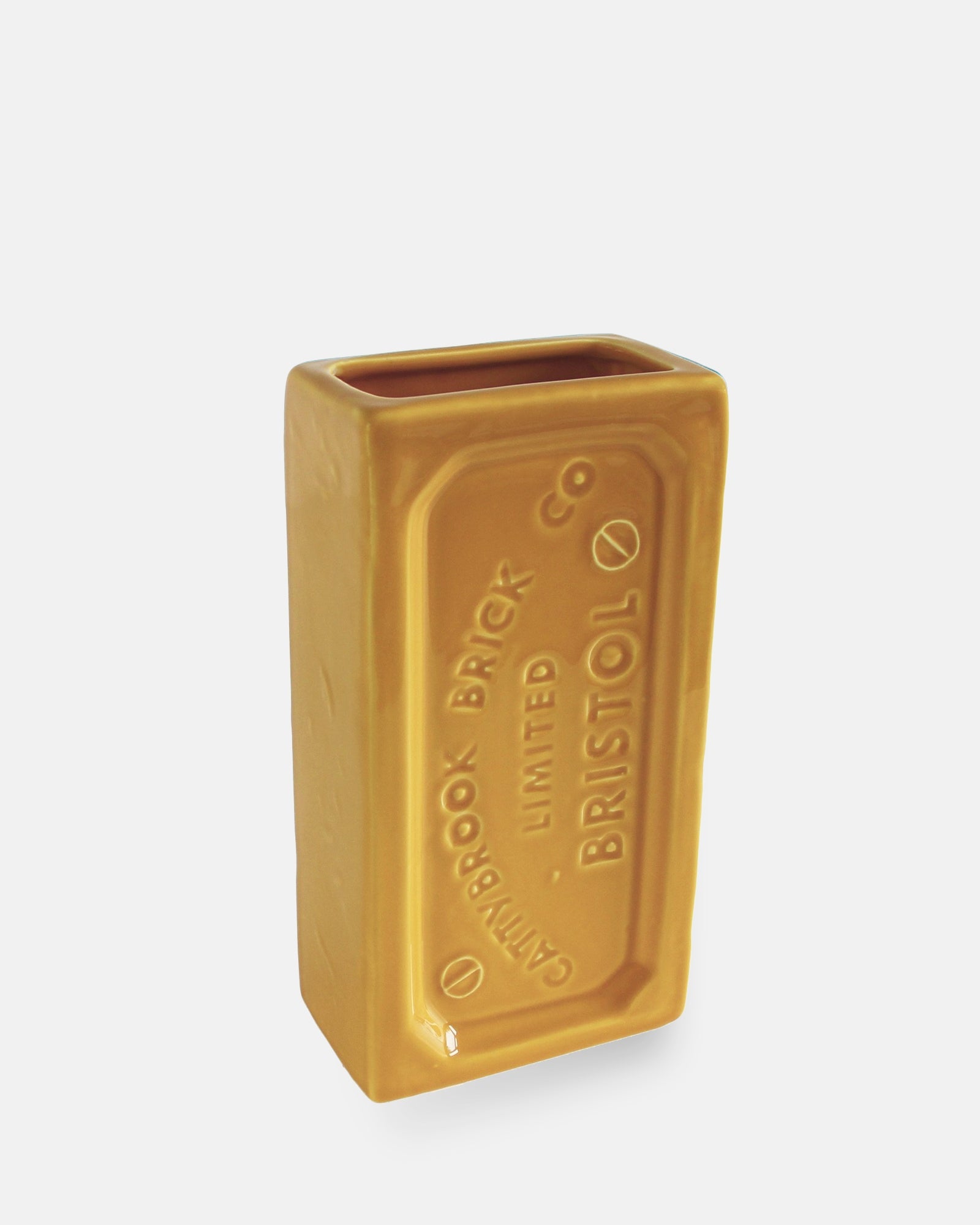 Bristol Brick Vase - Yellow - BRIT LOCKER