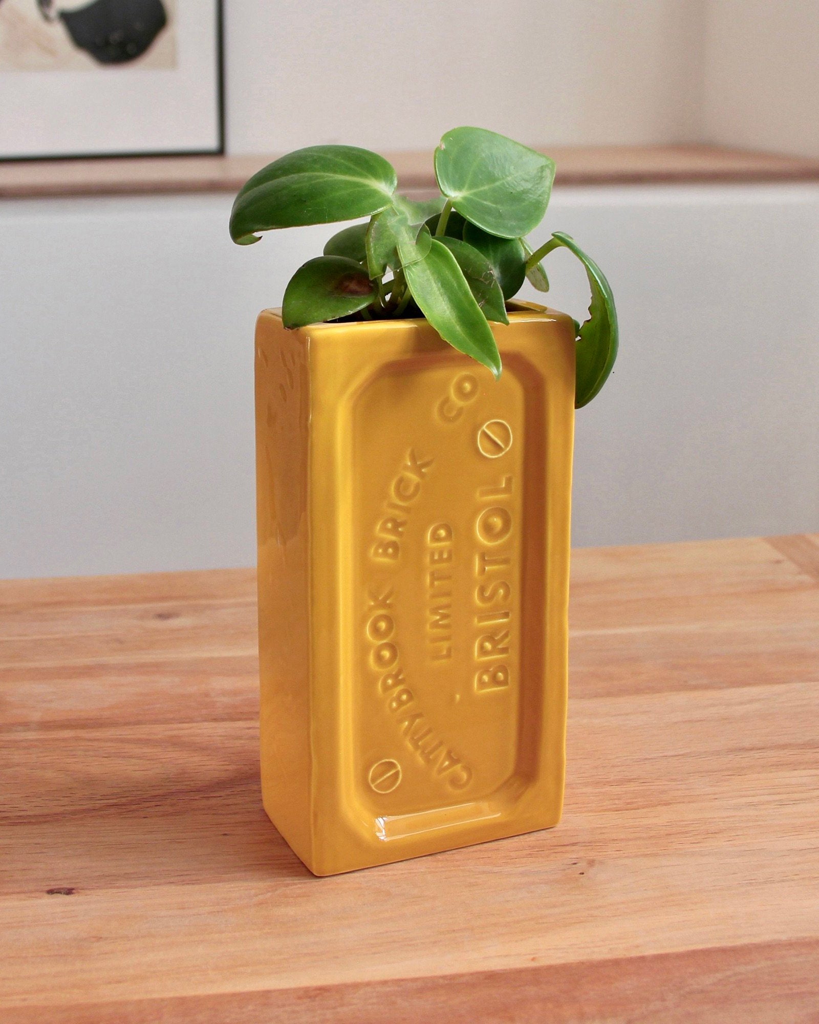 Bristol Brick Vase - Yellow - BRIT LOCKER