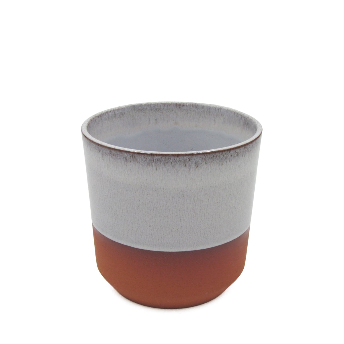 Cache Indoor Plant Pot - Oyster Terracotta - BRIT LOCKER