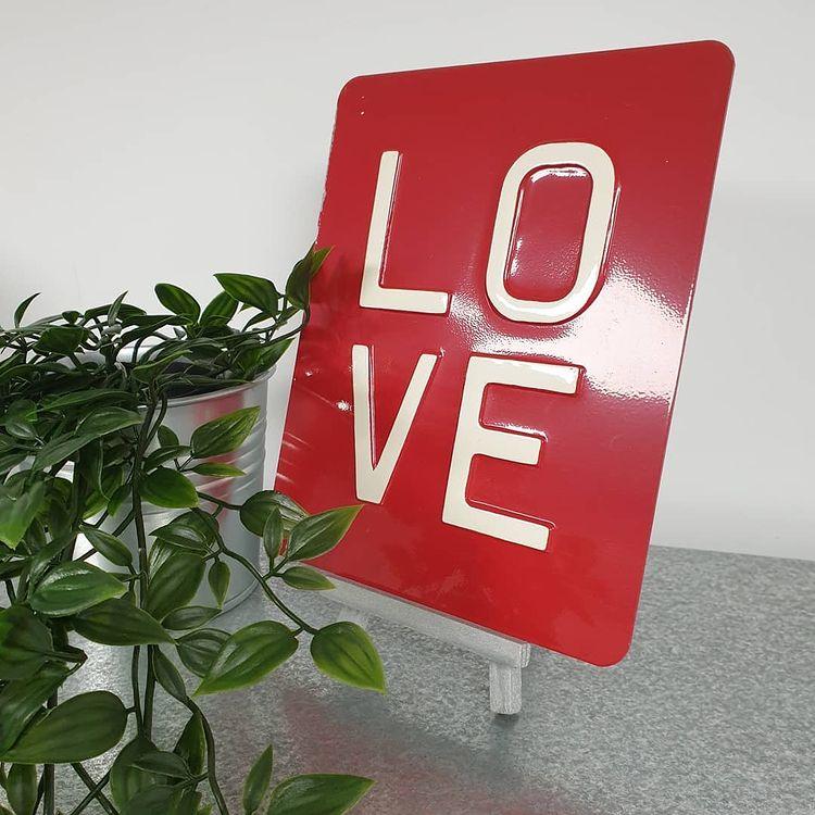 Custom Enamel Rectangle Sign (6 ½ x 8&quot;) - BRIT LOCKER