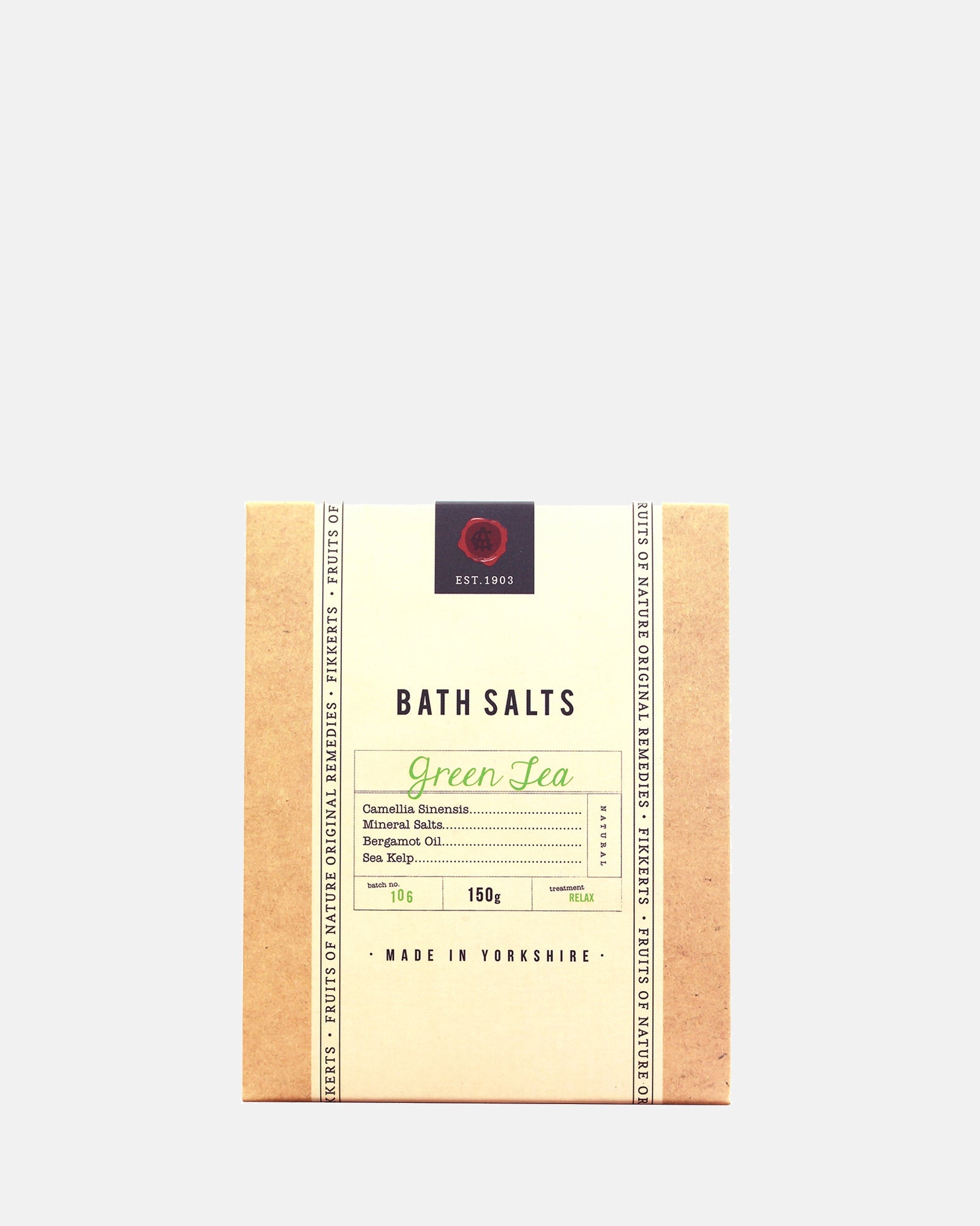 Green Tea Bath Salts 150g - BRIT LOCKER