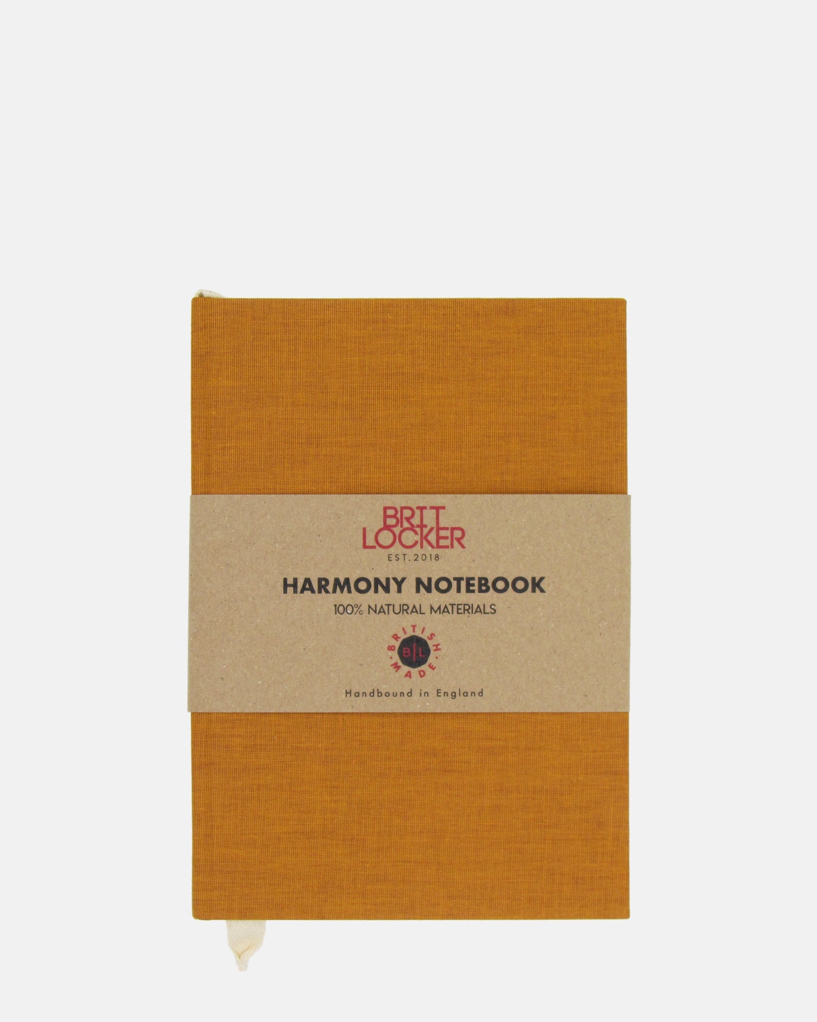 Harmony Eco-Friendly Notebook - Mustard - BRIT LOCKER