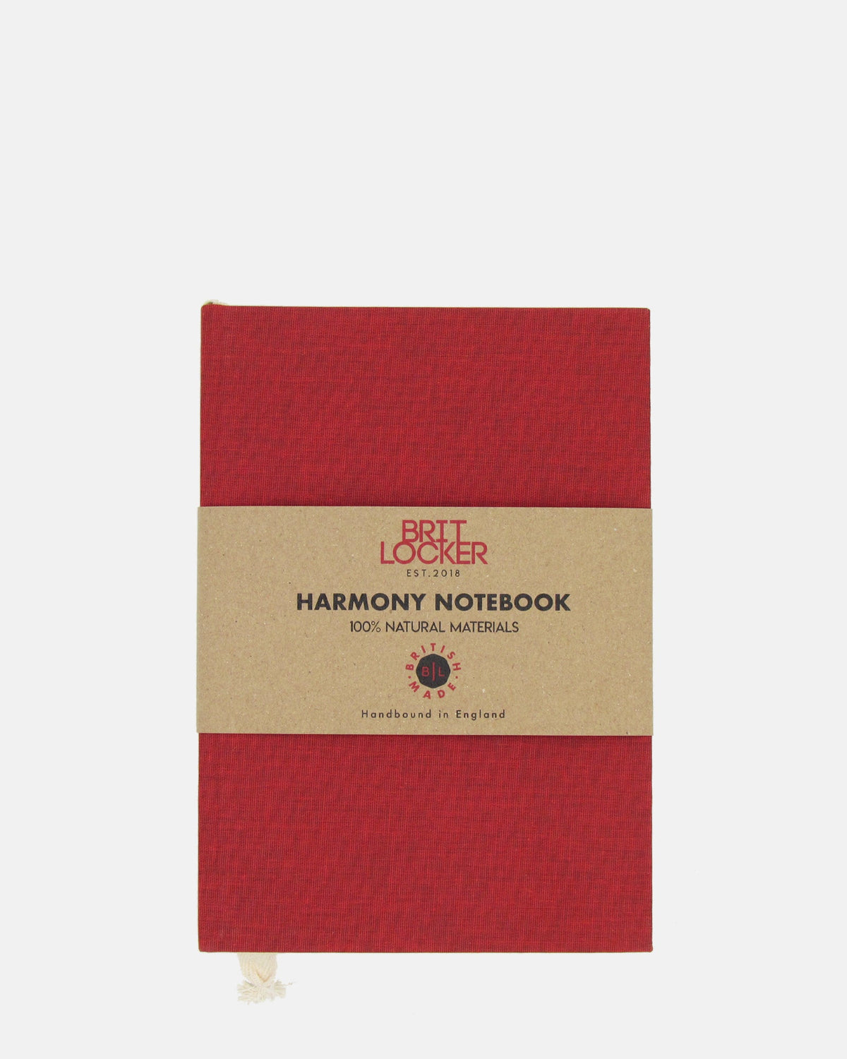 Harmony Eco-Friendly Notebook - Red - BRIT LOCKER