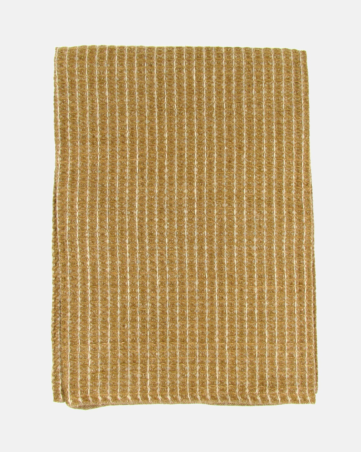 Linen Waffle Bath Towel - Gold string - BRIT LOCKER
