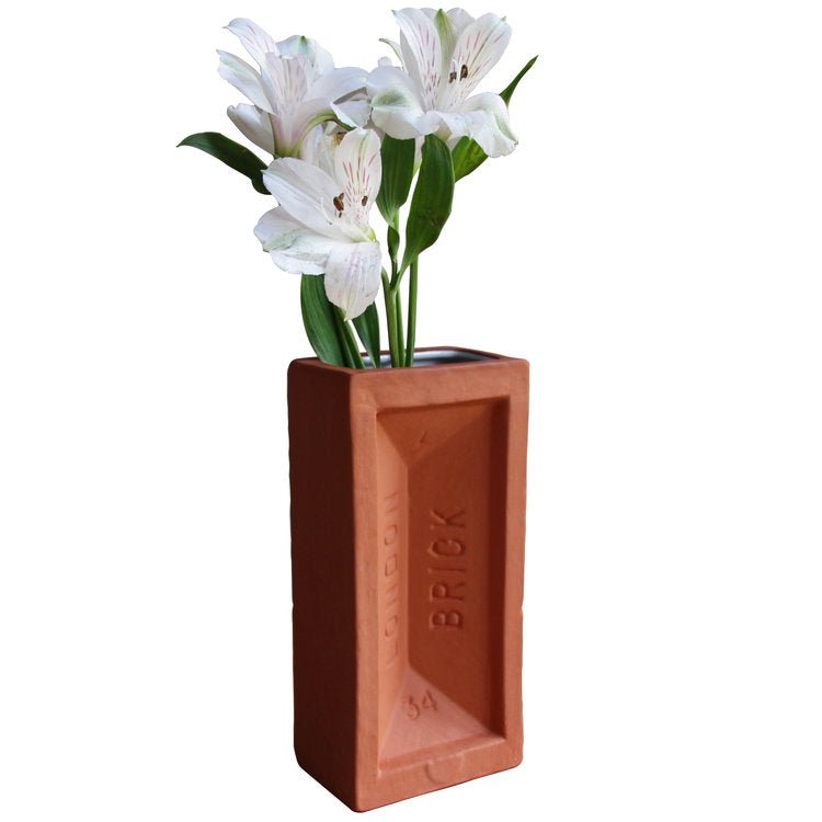 London Brick Vase - Natural terracotta - BRIT LOCKER