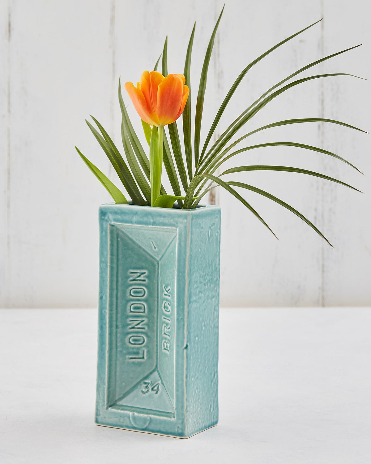 London Brick Vase - Turquoise - BRIT LOCKER