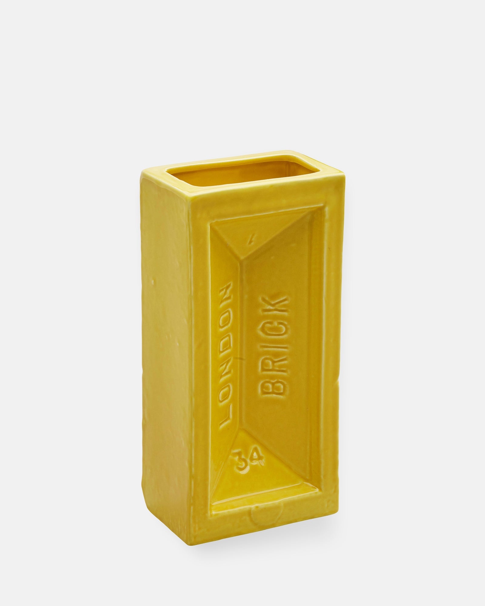 London Brick Vase - Yellow - BRIT LOCKER