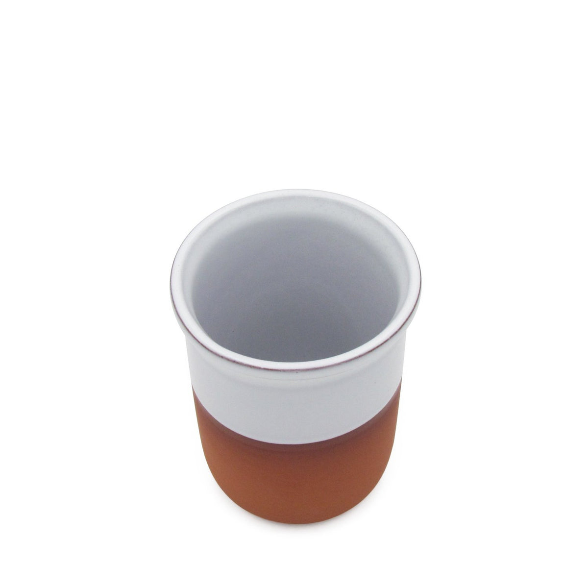 Mini Pot Terracotta White