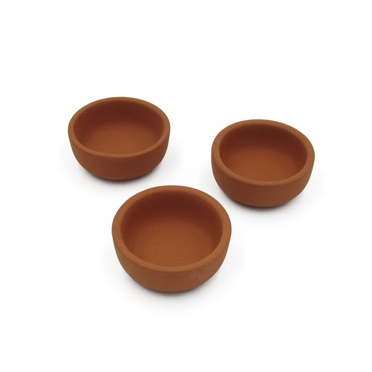 Terracotta Tealight candle holders - Set of 3
