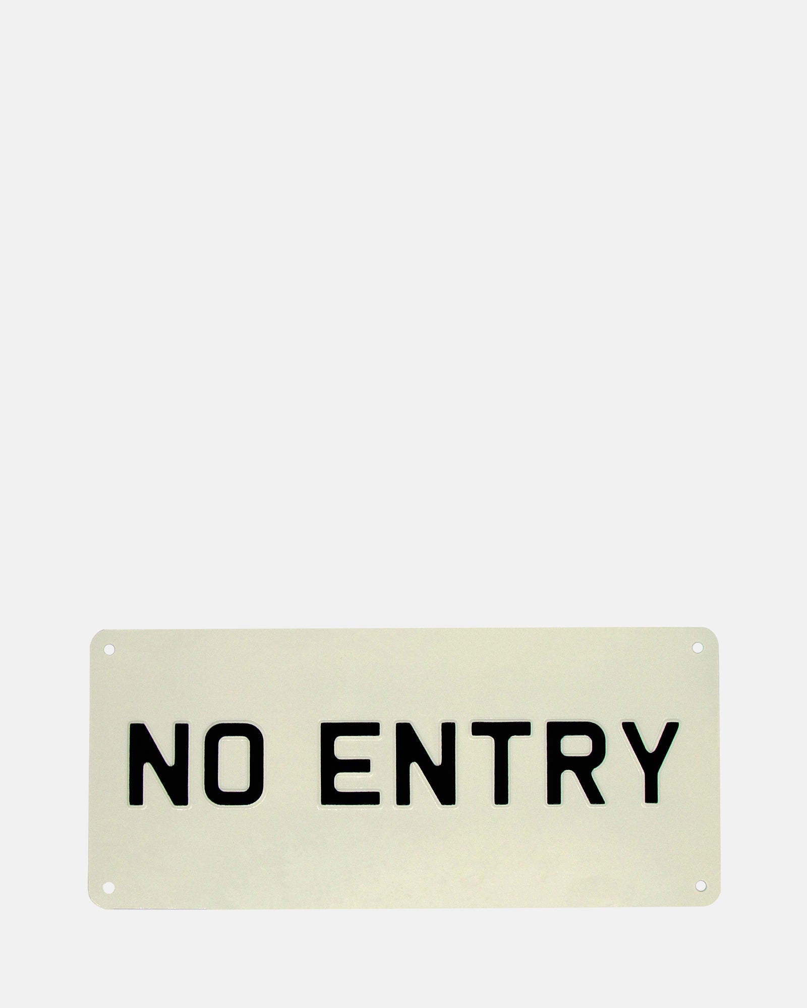 NO ENTRY Enamel Sign - BRIT LOCKER