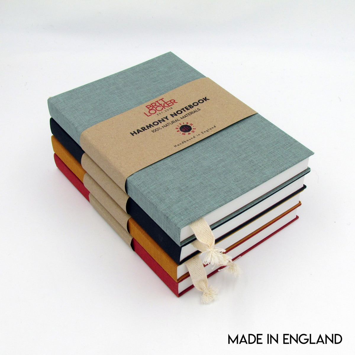 Harmony Eco-Friendly Notebooks - Black - Made in Britain - BRIT LOCKER