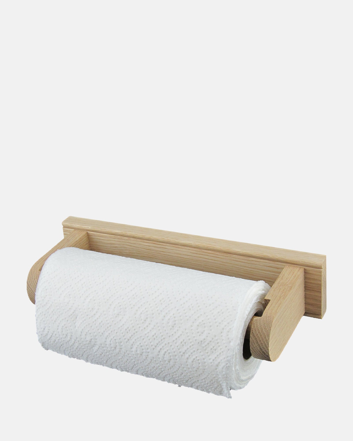 Oak Kitchen Roll Holder - BRIT LOCKER