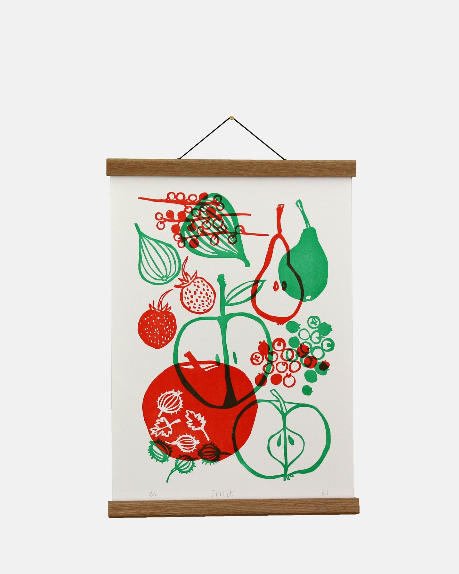 Oak Poster Hanger - BRIT LOCKER