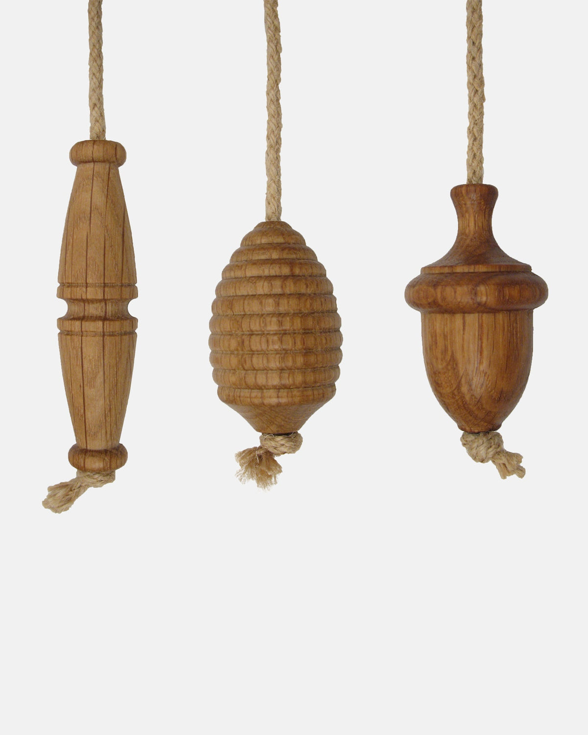 Oak Rope Light Pulls - BRIT LOCKER