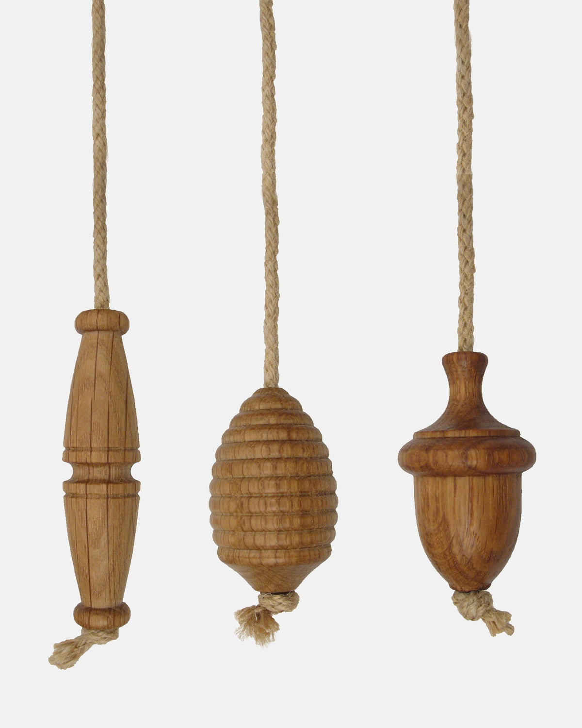 Oak Rope Light Pulls - BRIT LOCKER