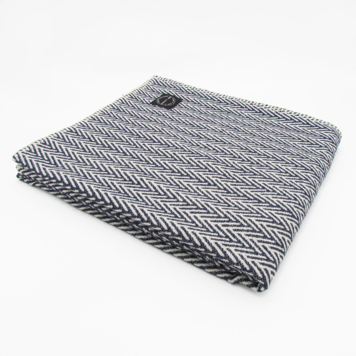 Cotton Throw / Blanket - Navy