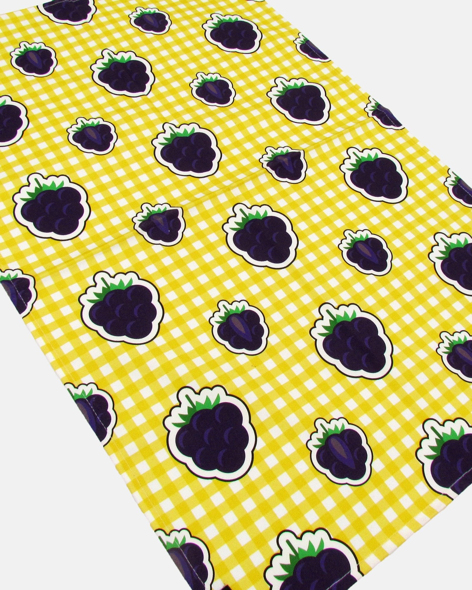 Organic Cotton Tea Towel - Blackberries - BRIT LOCKER