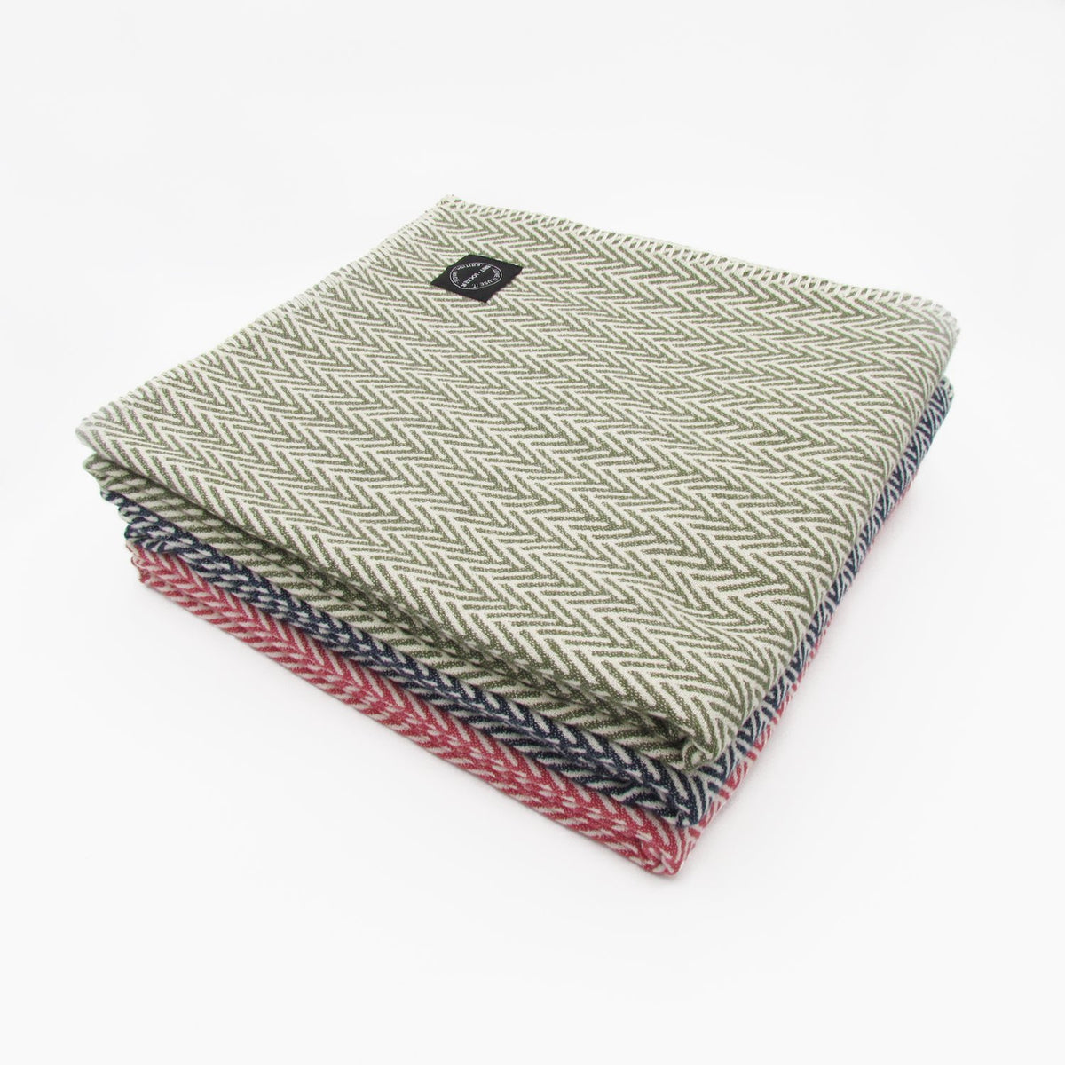 Cotton Throw / Blanket - Navy