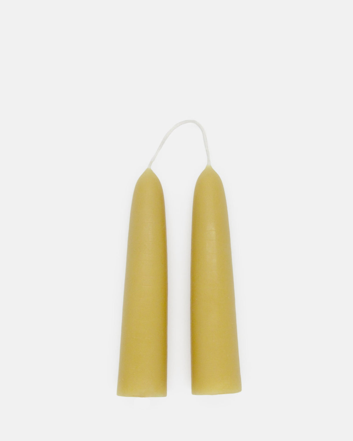 Pure Beeswax Giant Stubby Candles (Pair) - BRIT LOCKER