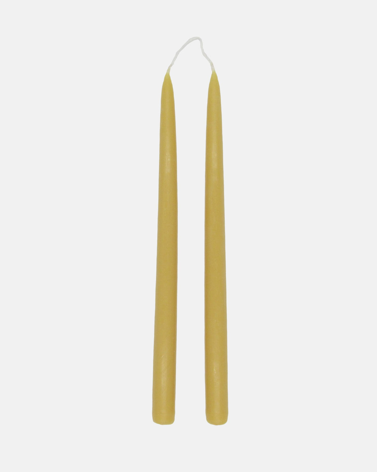 Pure Beeswax Long Standard Candles (Pair) - BRIT LOCKER