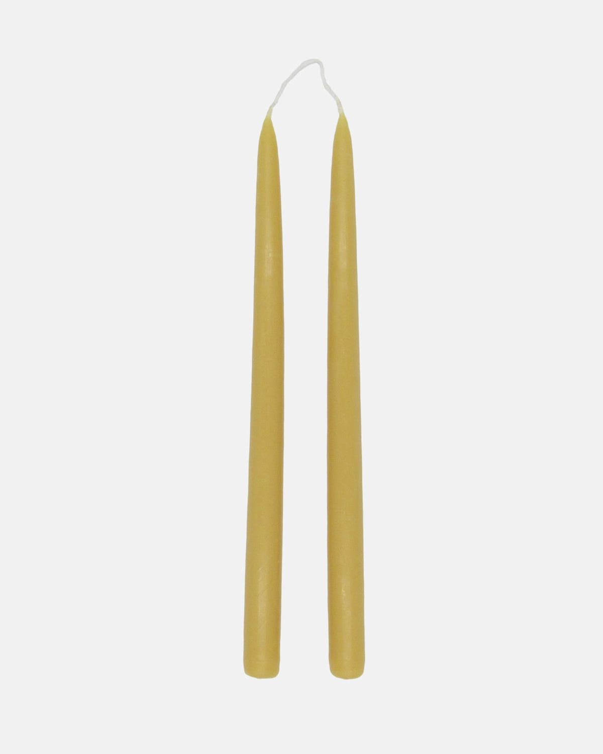 Pure Beeswax Long Standard Candles (Pair) - BRIT LOCKER