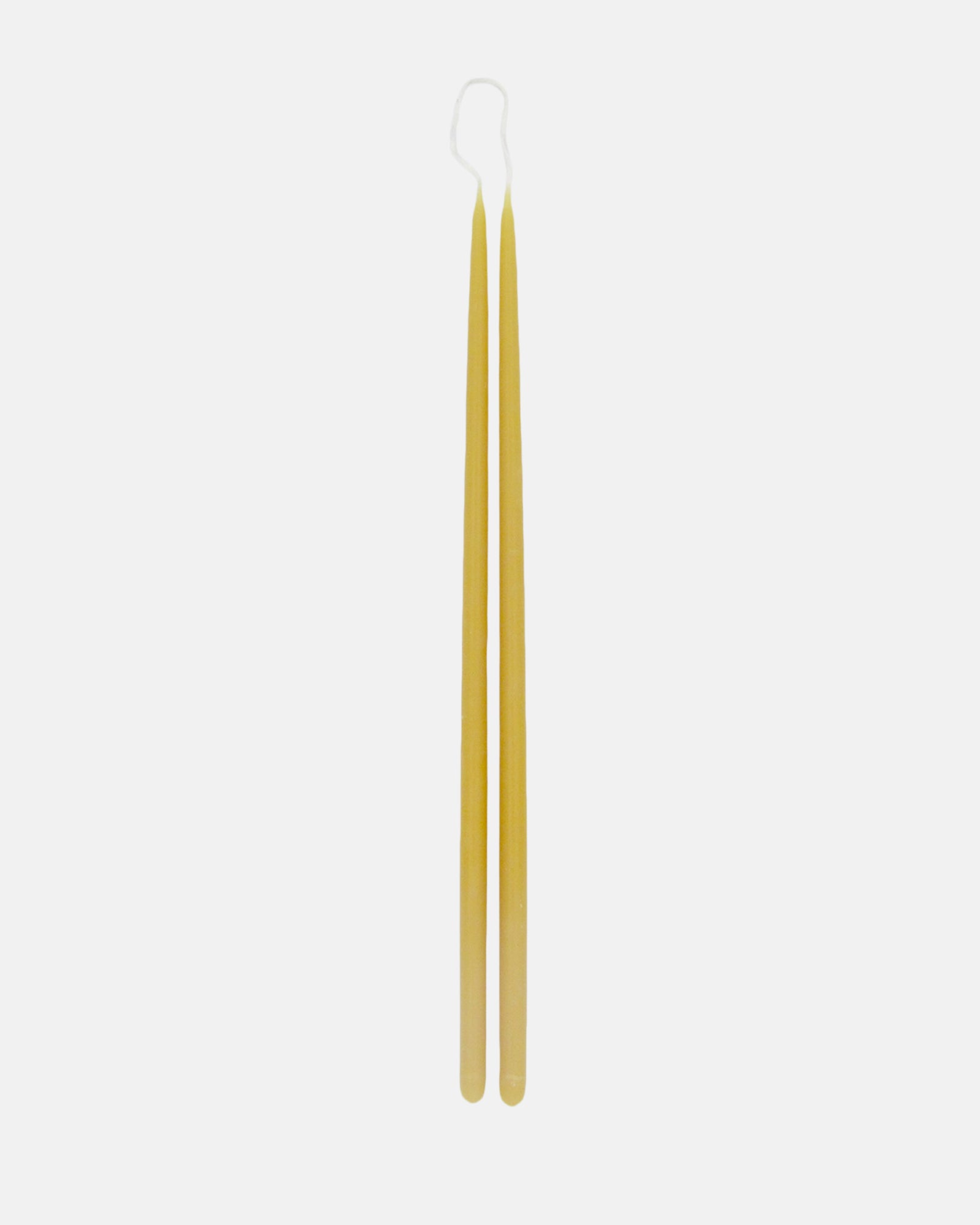 Pure Beeswax Long Taper Candles (Pair) - BRIT LOCKER