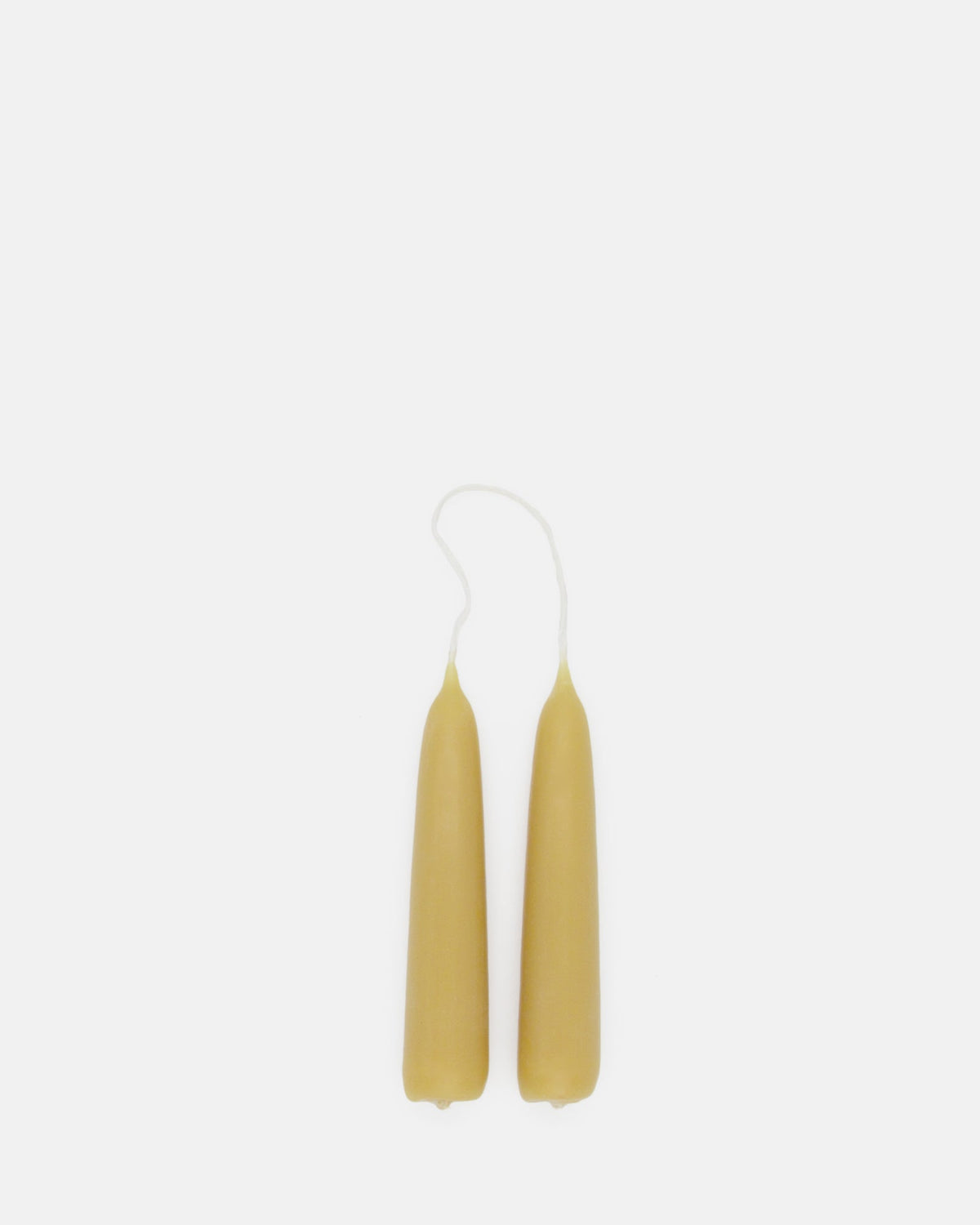 Pure Beeswax Small Standard Candles (Pair) - BRIT LOCKER