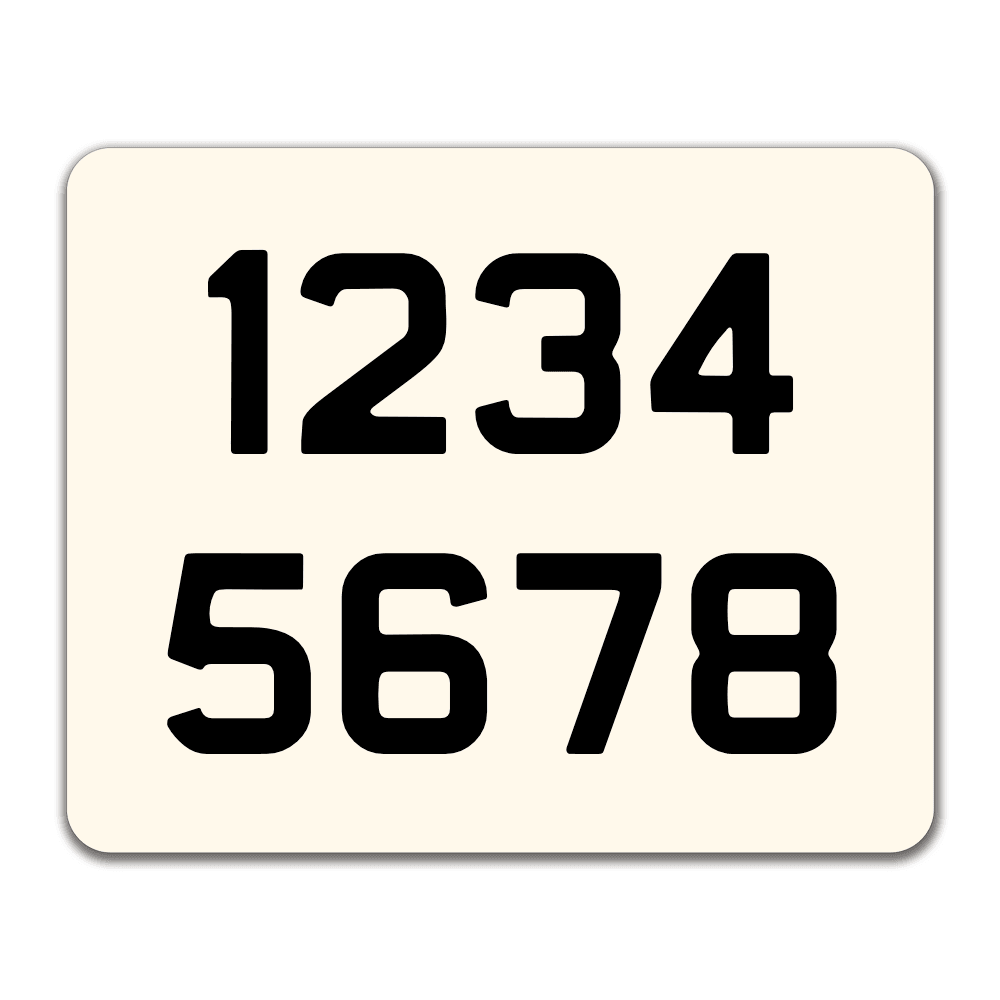 Custom Enamel Rectangle Sign (8 x 6 ½ inch)